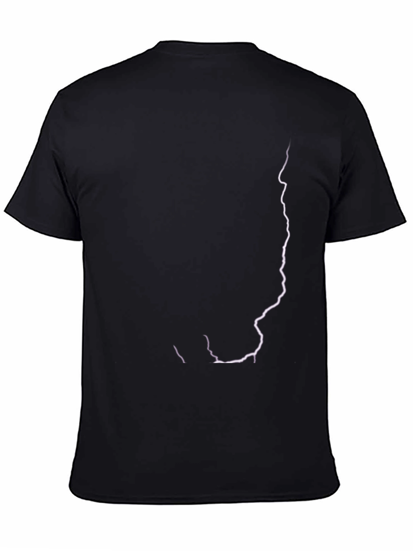 Electric Lightning Bolt Black T-Shirt