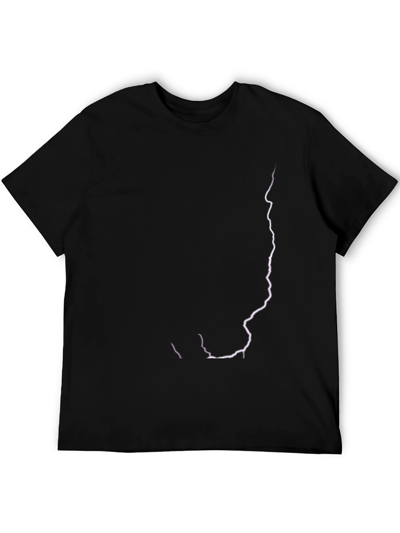 Electric Lightning Bolt Black T-Shirt