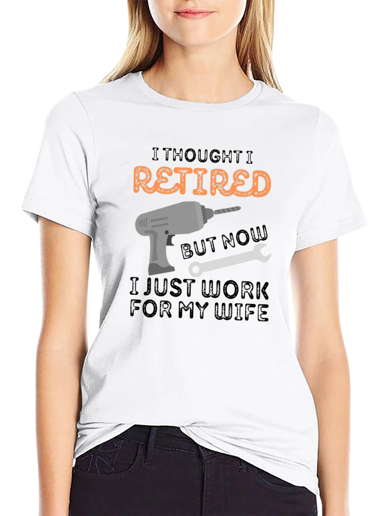 Retired? Funny Mens Black T-Shirt