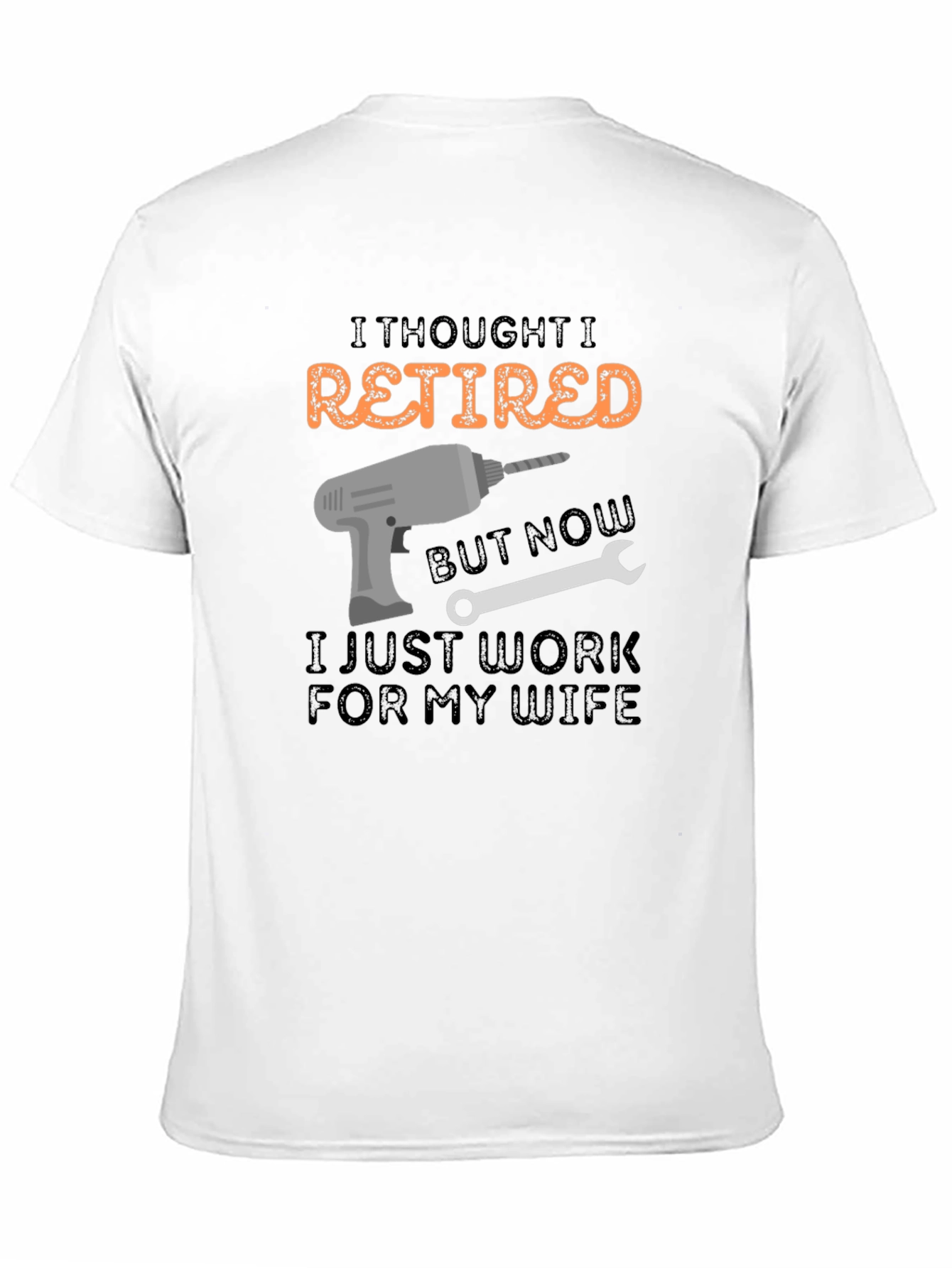 Retired? Funny Mens Black T-Shirt