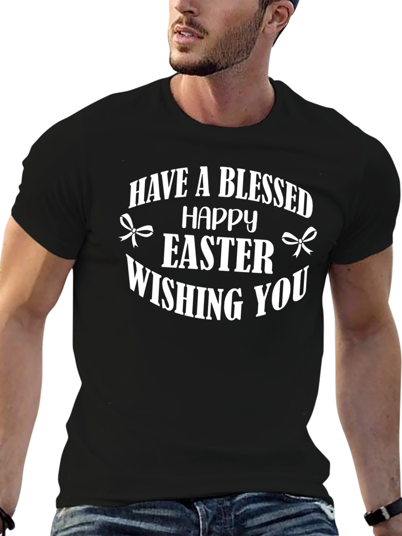 Blessed Easter Black T-Shirt