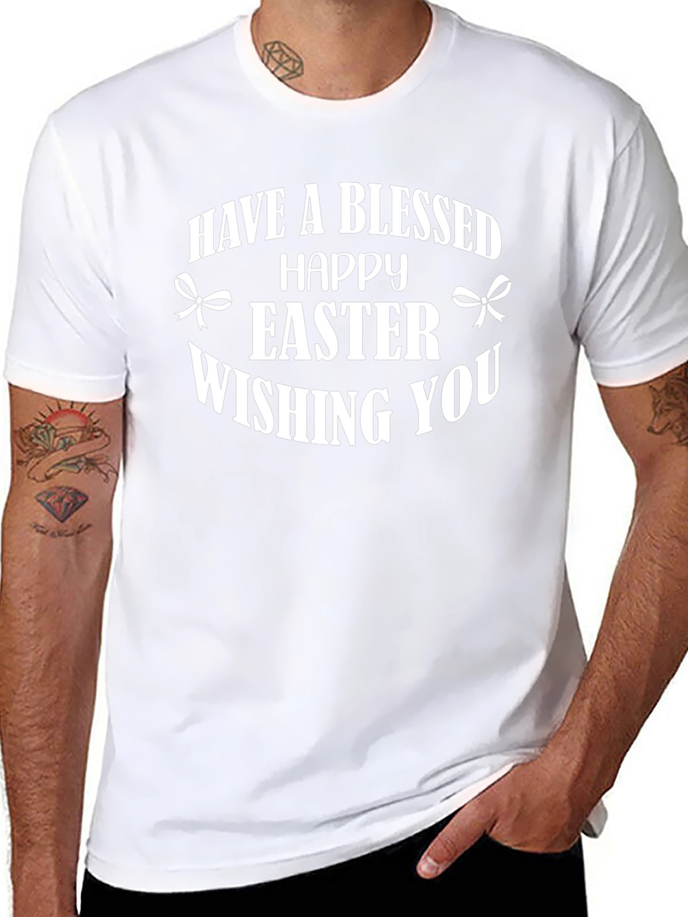 Blessed Easter Black T-Shirt