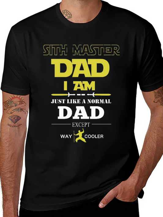 Sith Master Dad Graphic Tee - Cool Fathers Day Gift