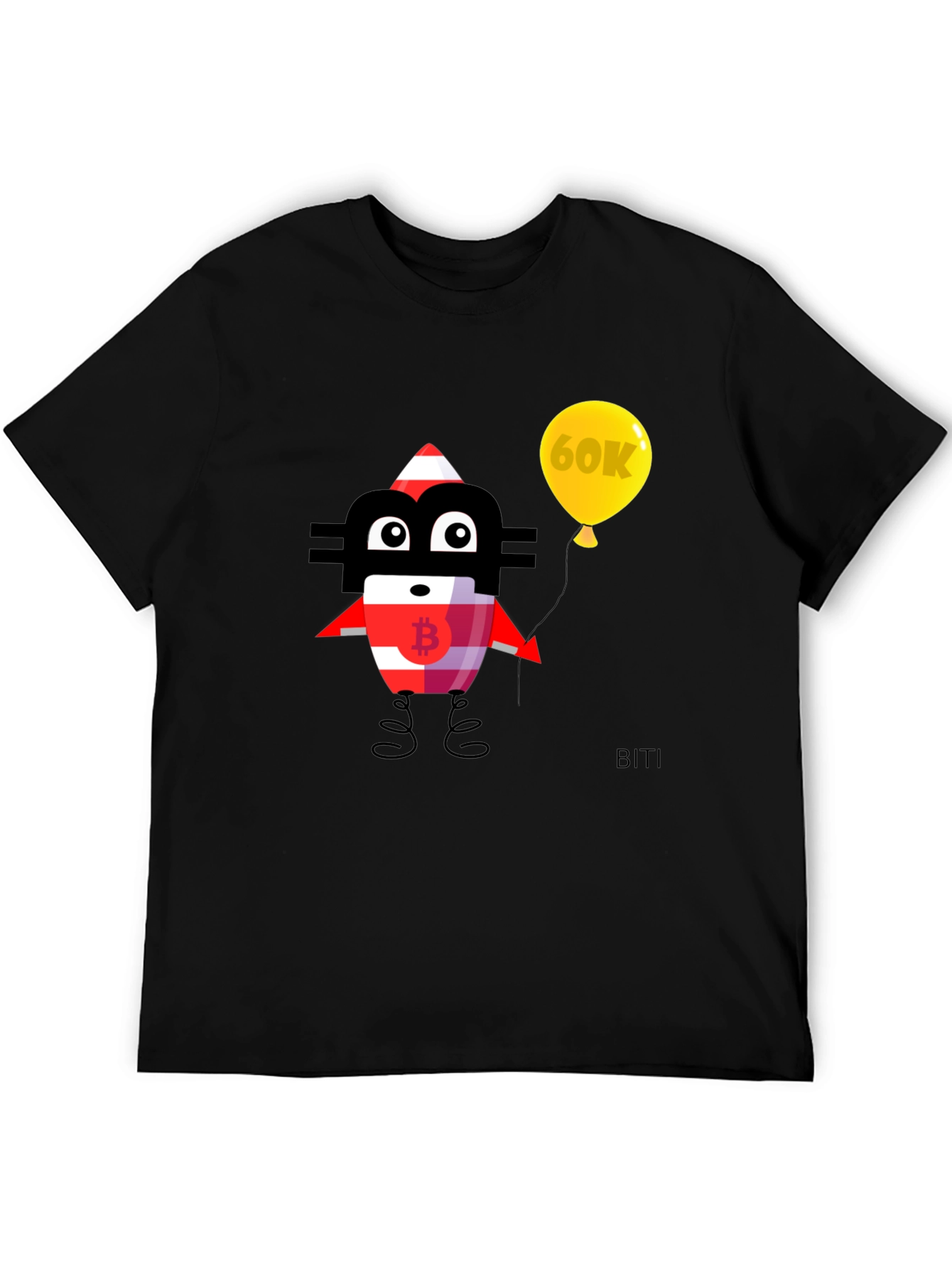 Bitcoin 60K Graphic Tee - Crypto Fan T-Shirt