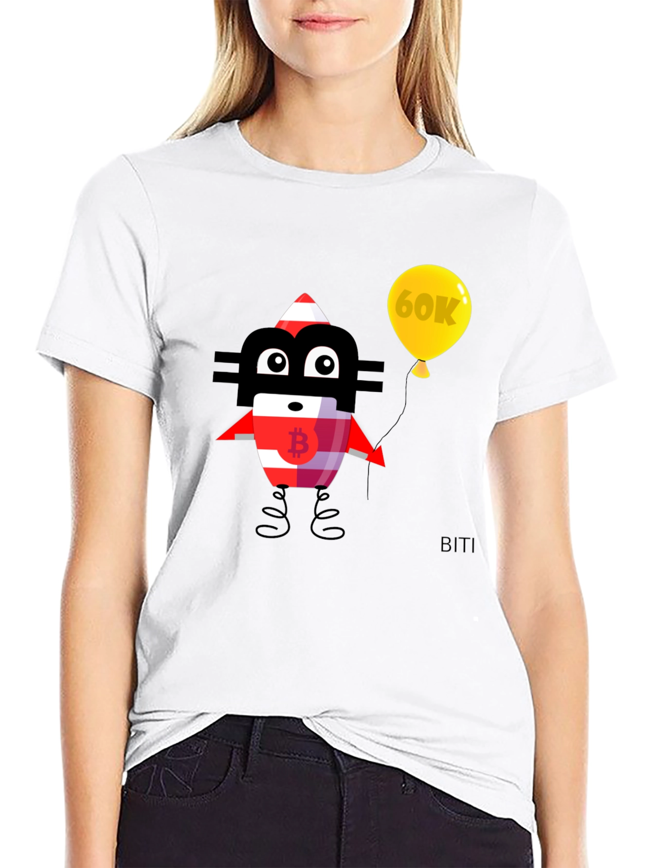Bitcoin 60K Graphic Tee - Crypto Fan T-Shirt