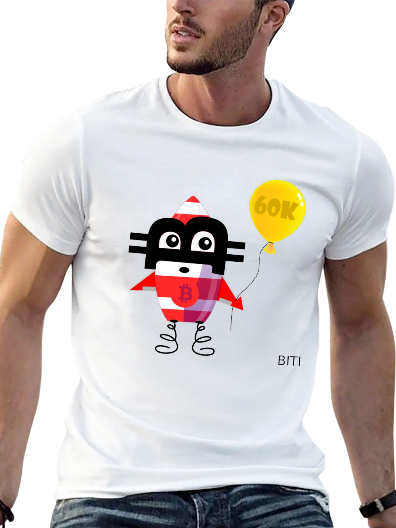 Bitcoin 60K Graphic Tee - Crypto Fan T-Shirt