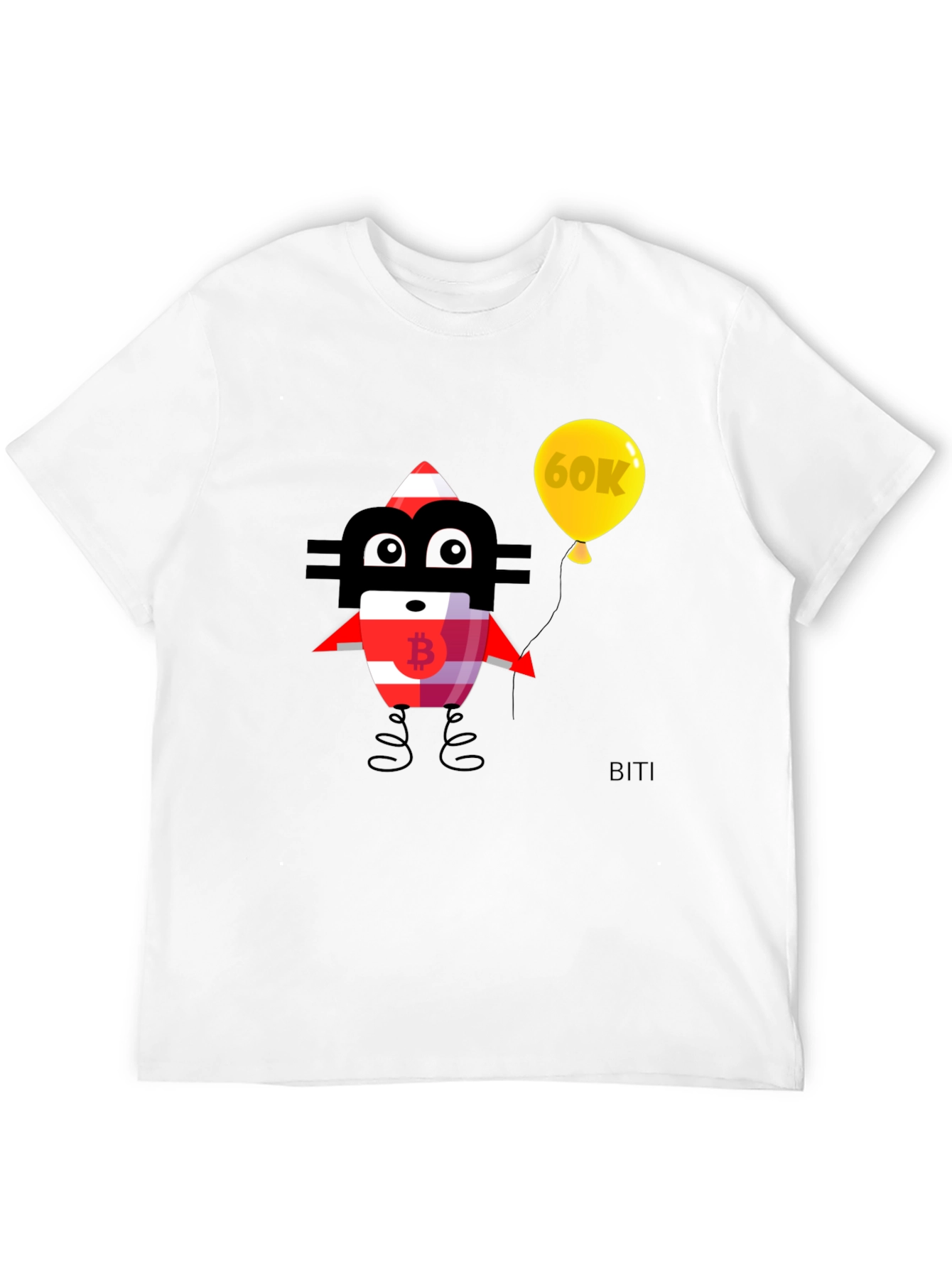 Bitcoin 60K Graphic Tee - Crypto Fan T-Shirt
