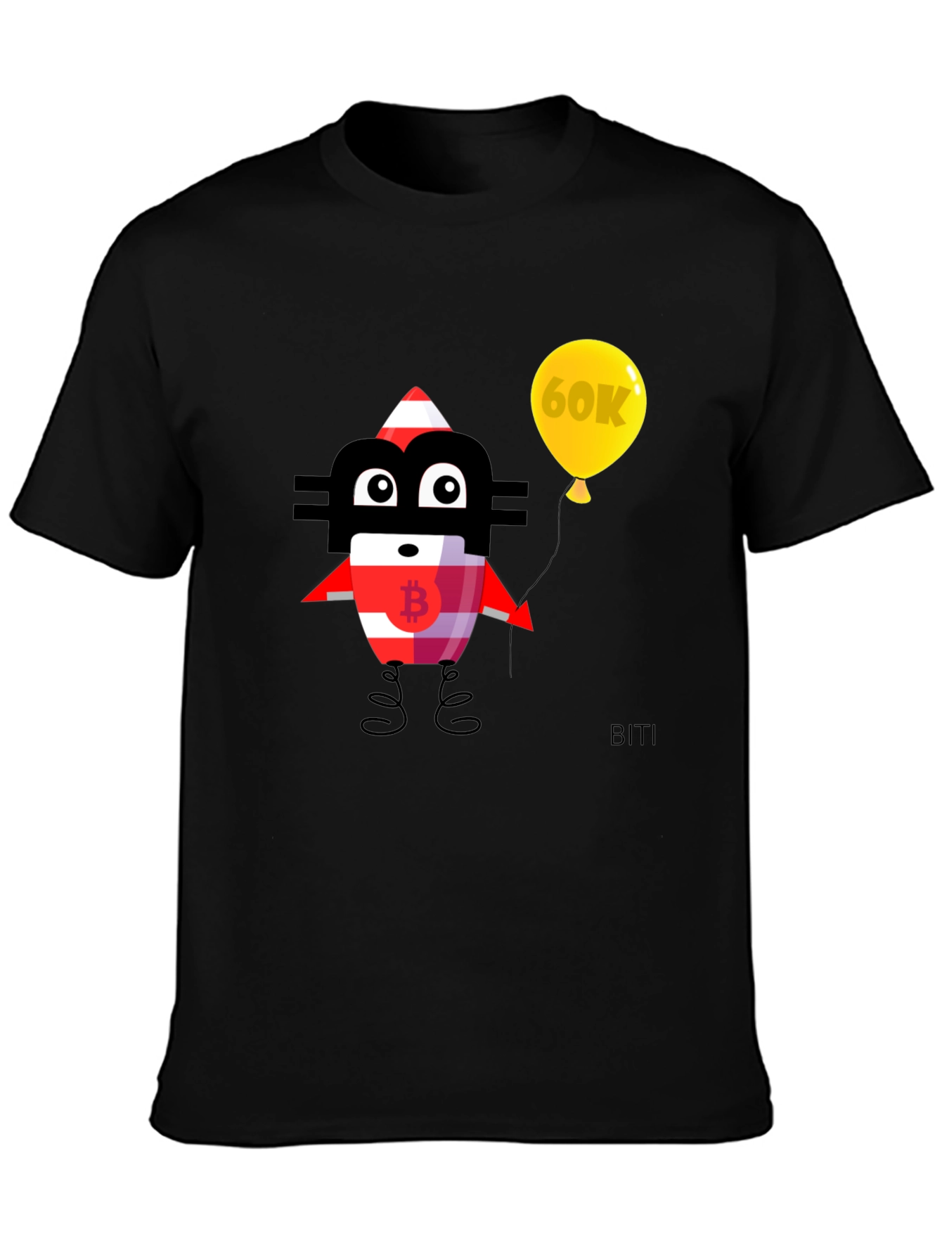 Bitcoin 60K Graphic Tee - Crypto Fan T-Shirt