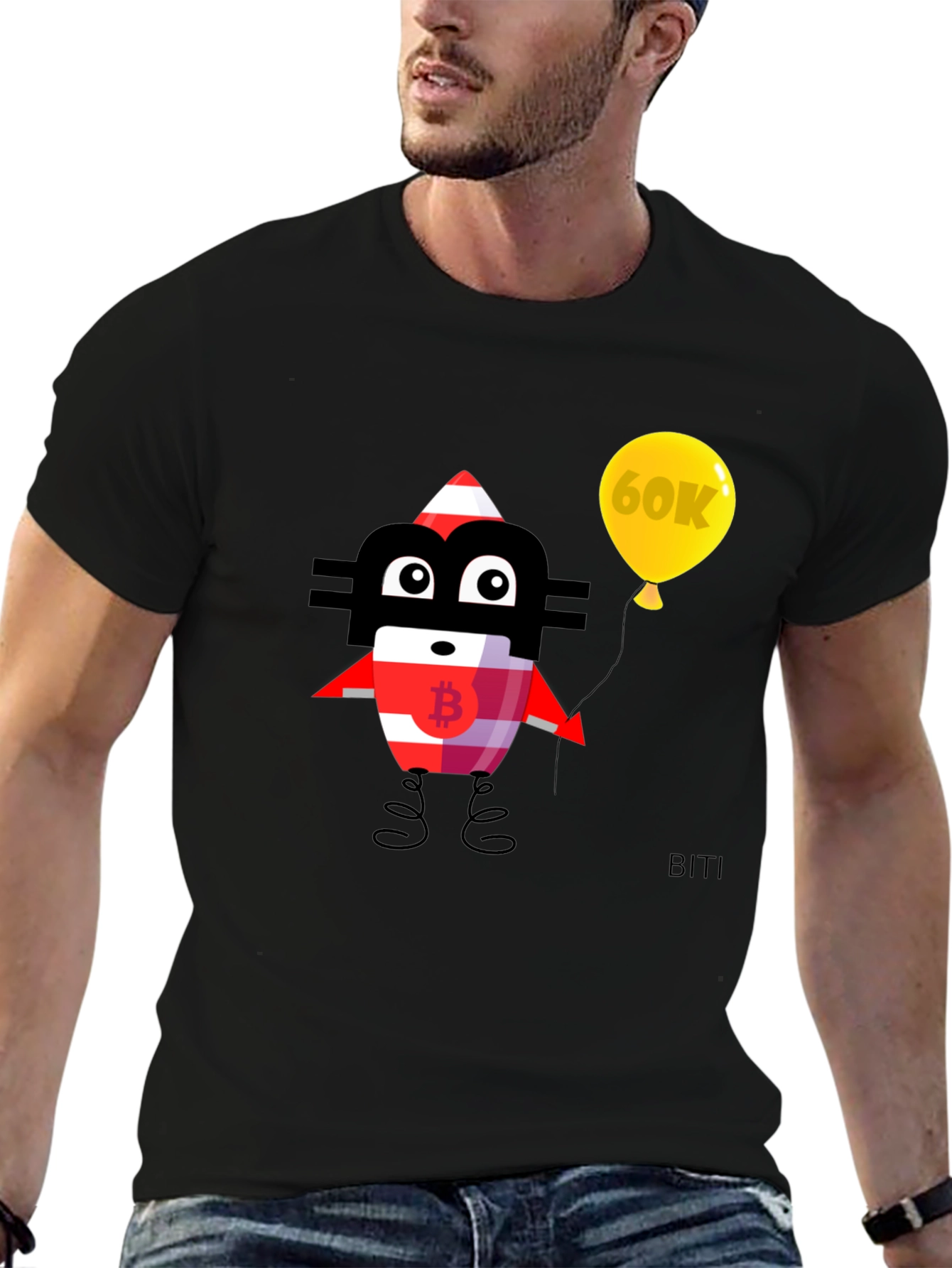 Bitcoin 60K Graphic Tee - Crypto Fan T-Shirt