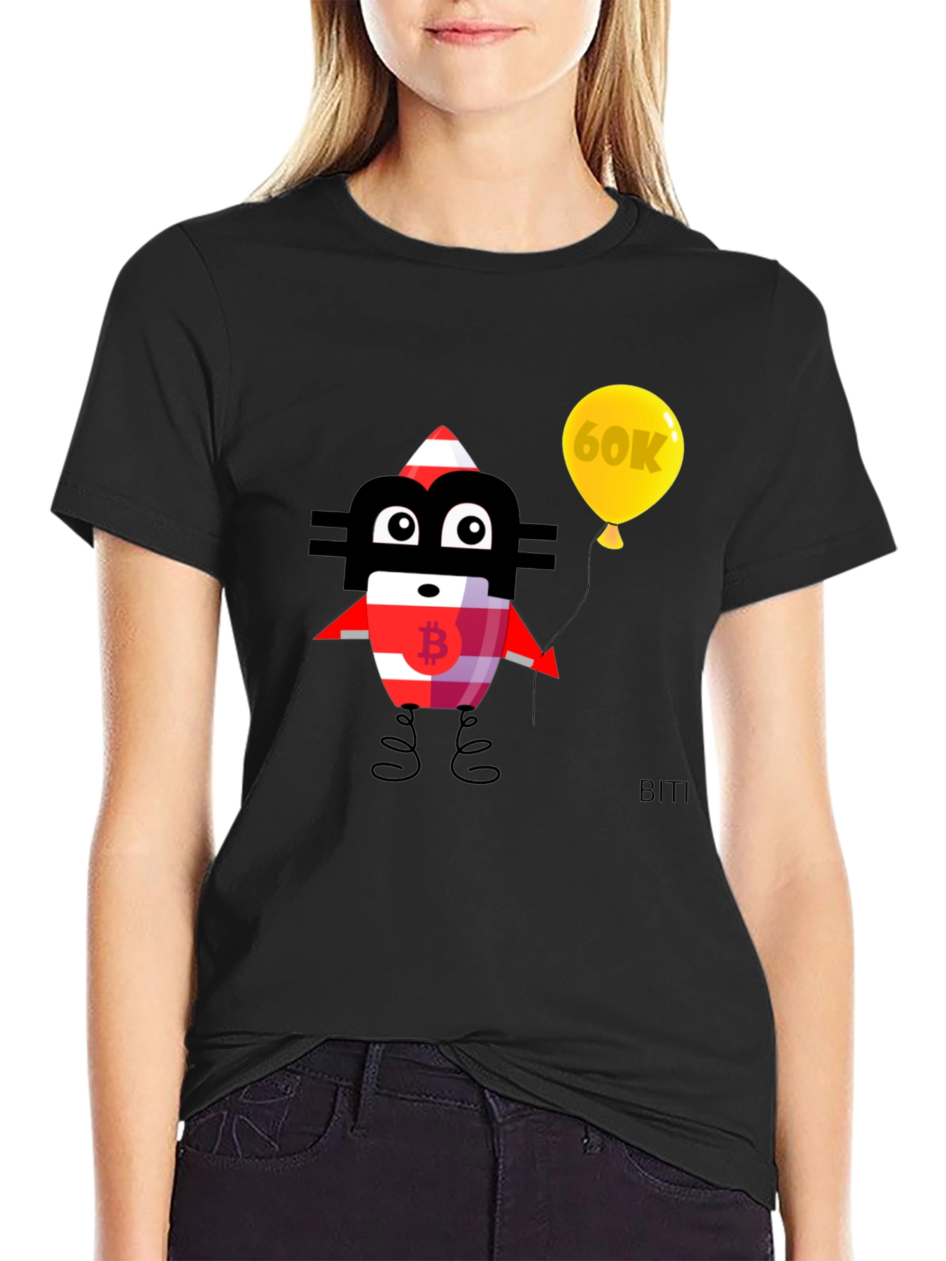 Bitcoin 60K Graphic Tee - Crypto Fan T-Shirt