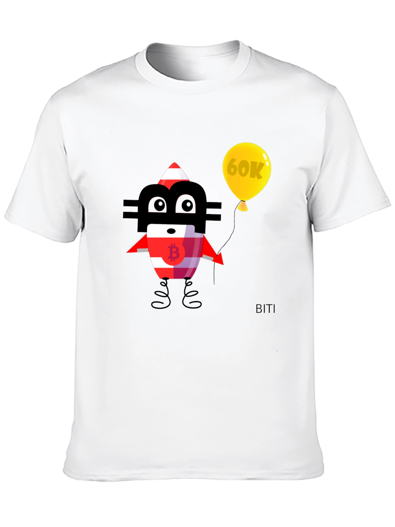 Bitcoin 60K Graphic Tee - Crypto Fan T-Shirt