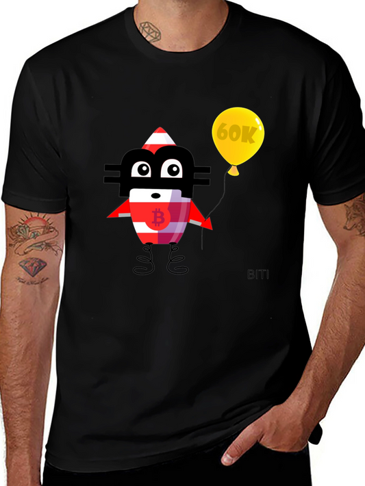 Bitcoin 60K Graphic Tee - Crypto Fan T-Shirt