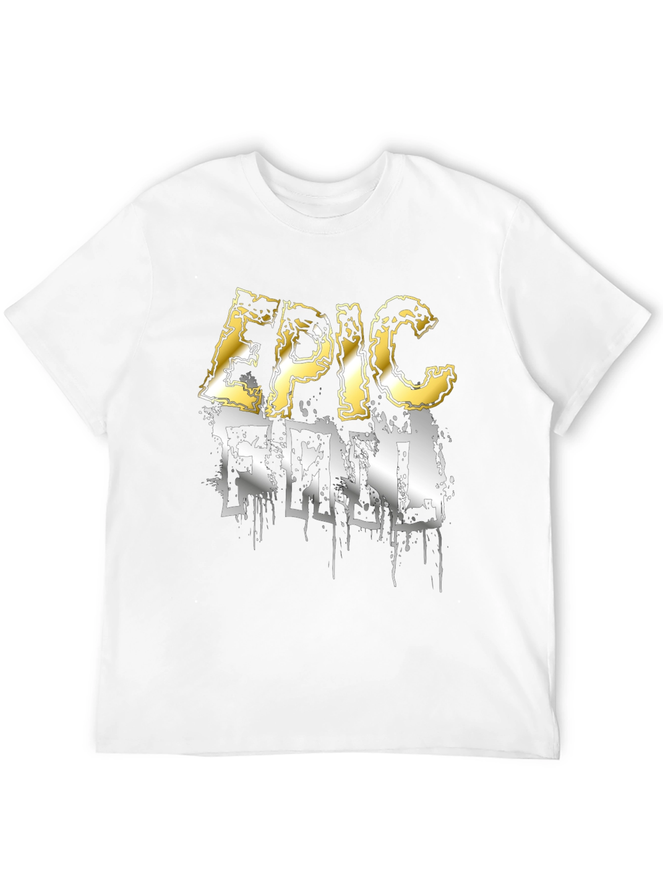 Epic Fail Graphic Tee - Casual Black T-Shirt