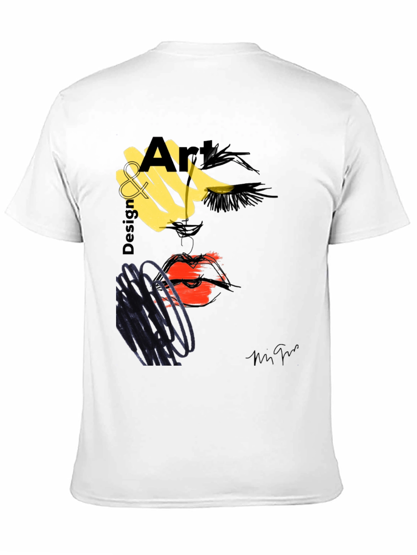 Abstract Art Design T-Shirt - Modern Graphic Tee