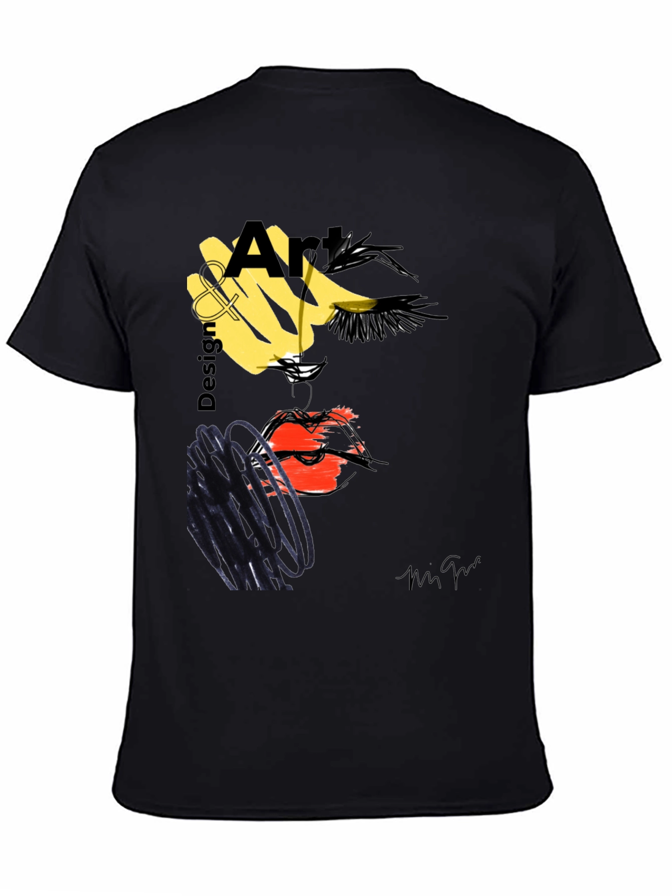 Abstract Art Design T-Shirt - Modern Graphic Tee