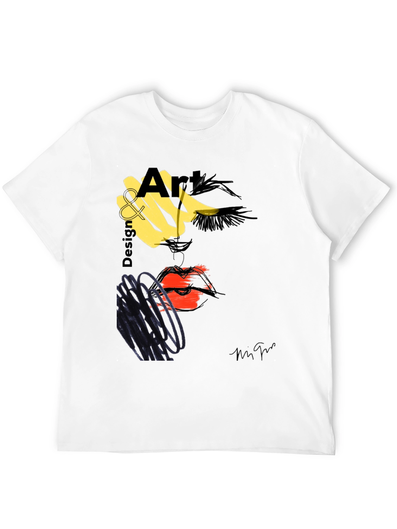 Abstract Art Design T-Shirt - Modern Graphic Tee