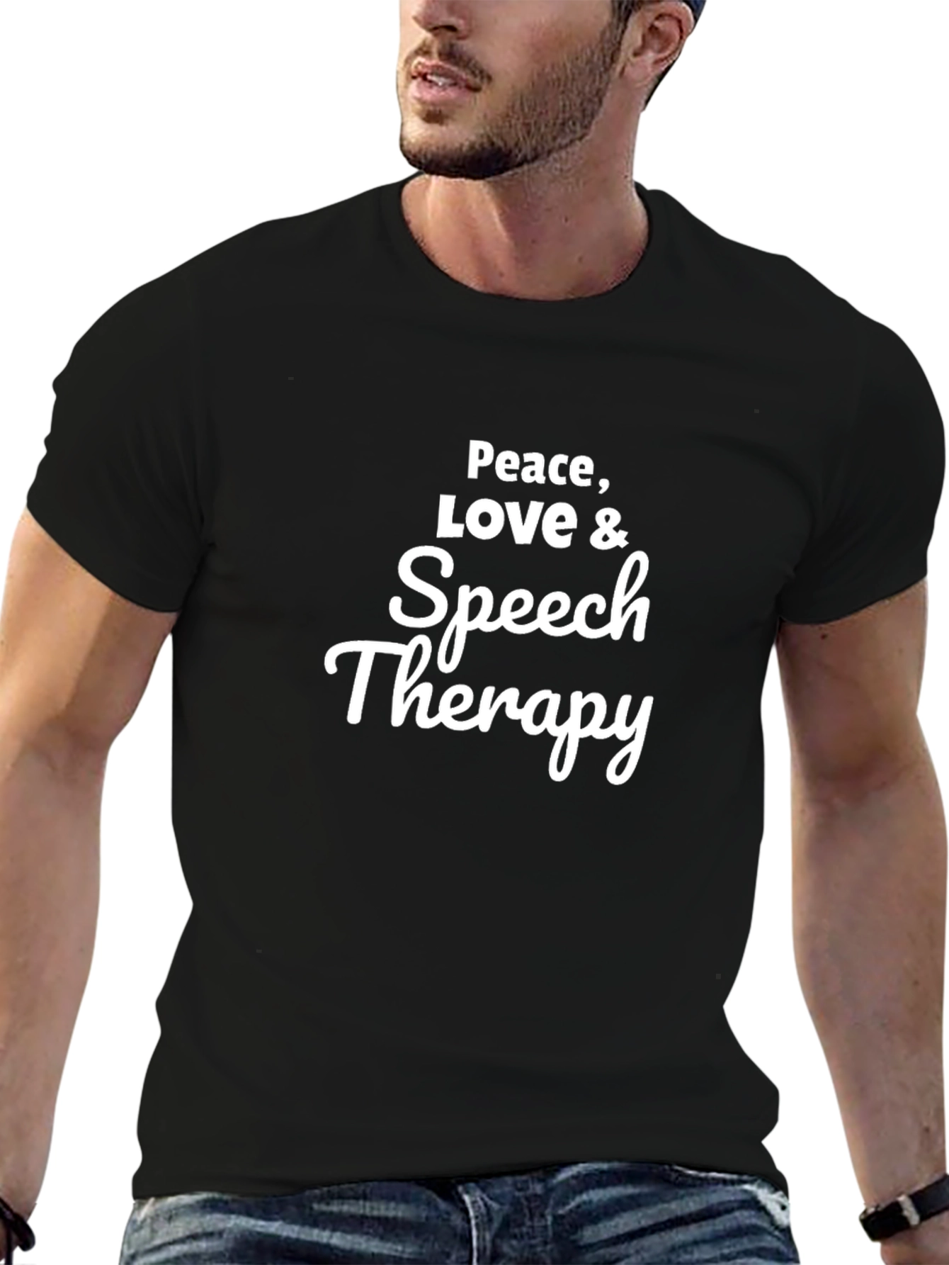 Peace Love & Speech Therapy T-Shirt
