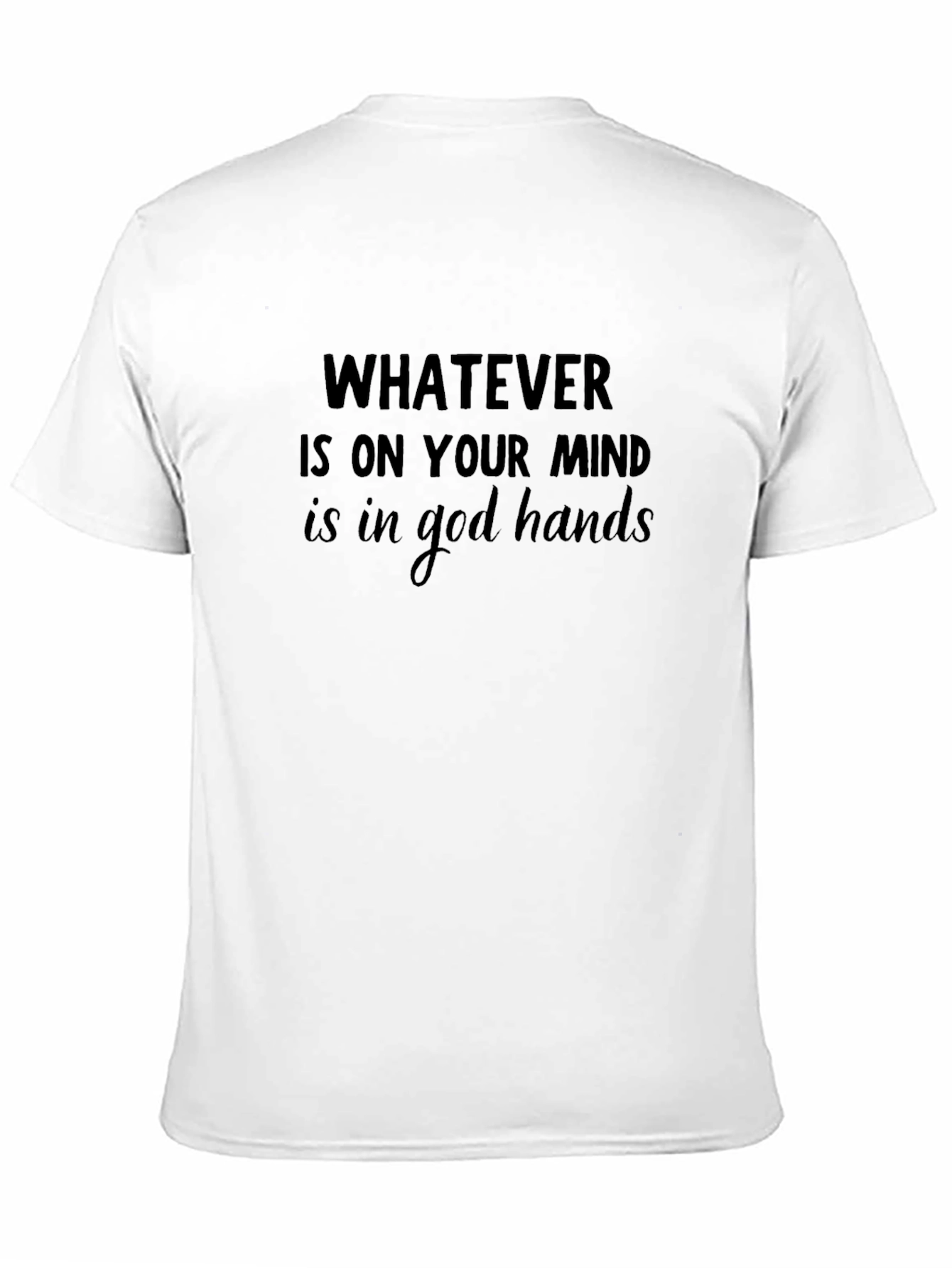 Whatever Is On Your Mind Black T-Shirt
