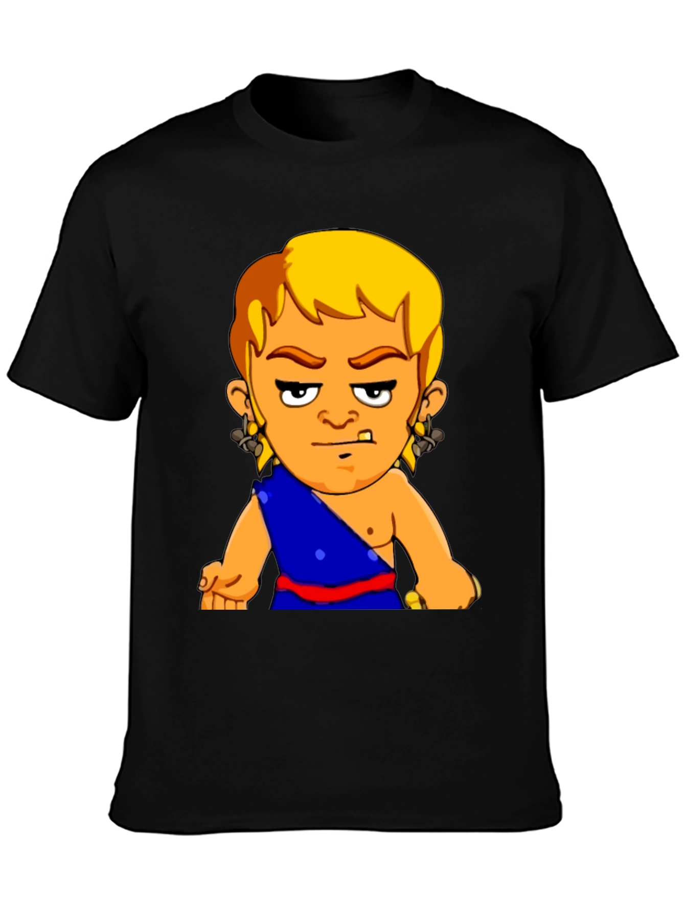 Funny Cartoon Character Graphic T-Shirt