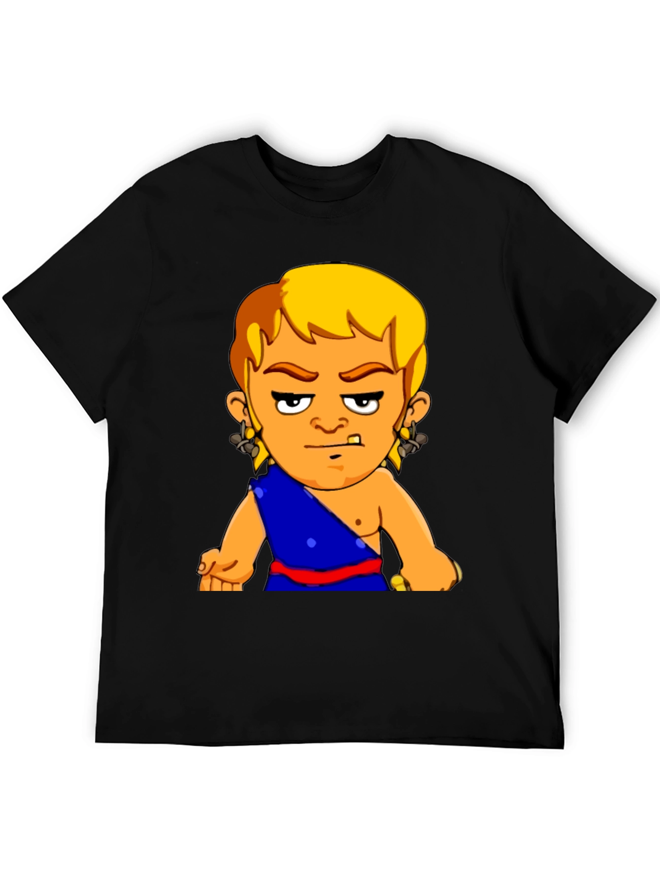 Funny Cartoon Character Graphic T-Shirt