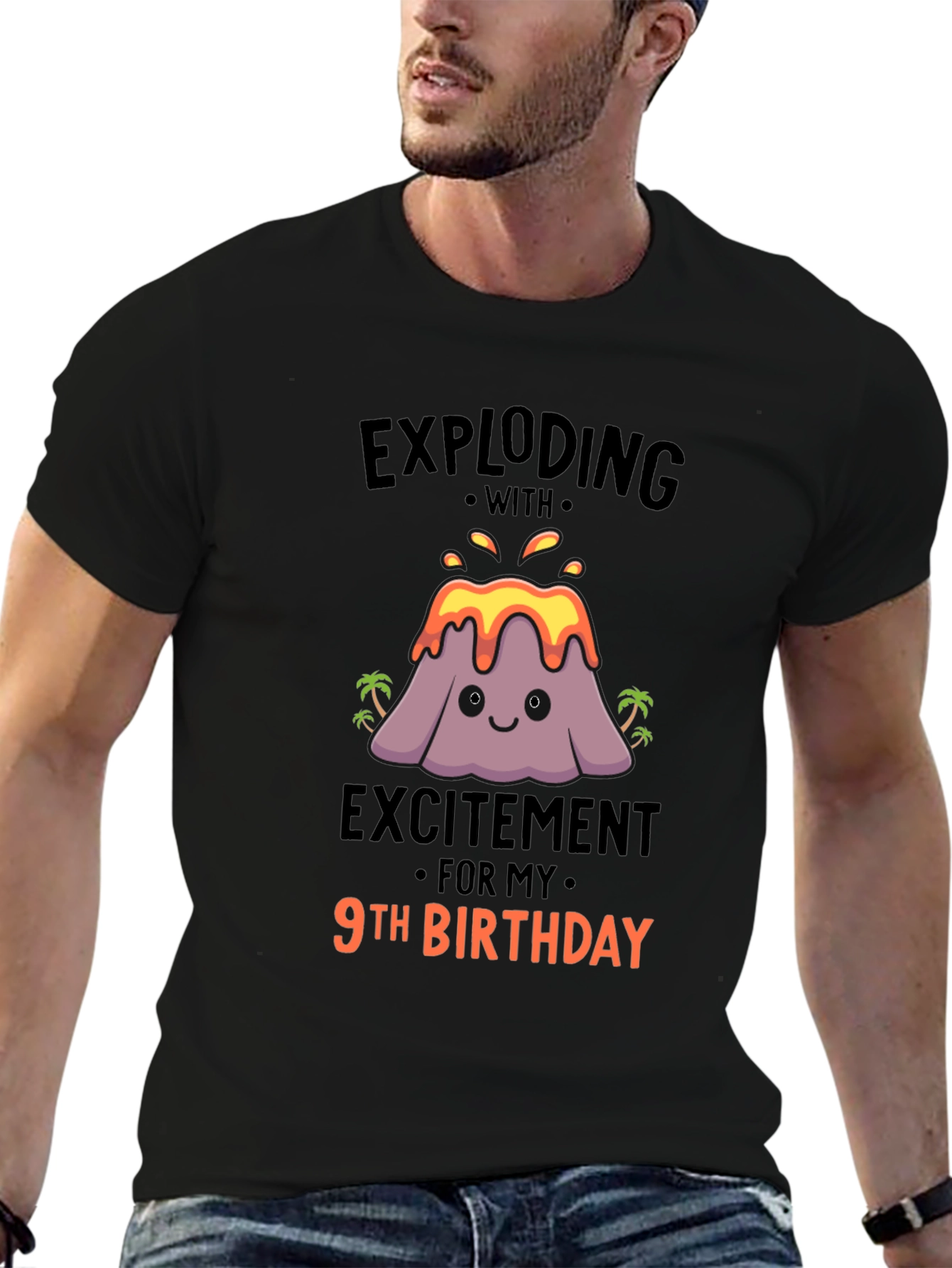 Exploding With Excitement 9th Birthday T-Shirt