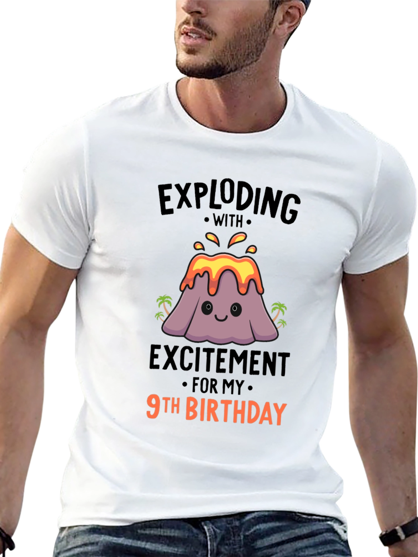 Exploding With Excitement 9th Birthday T-Shirt