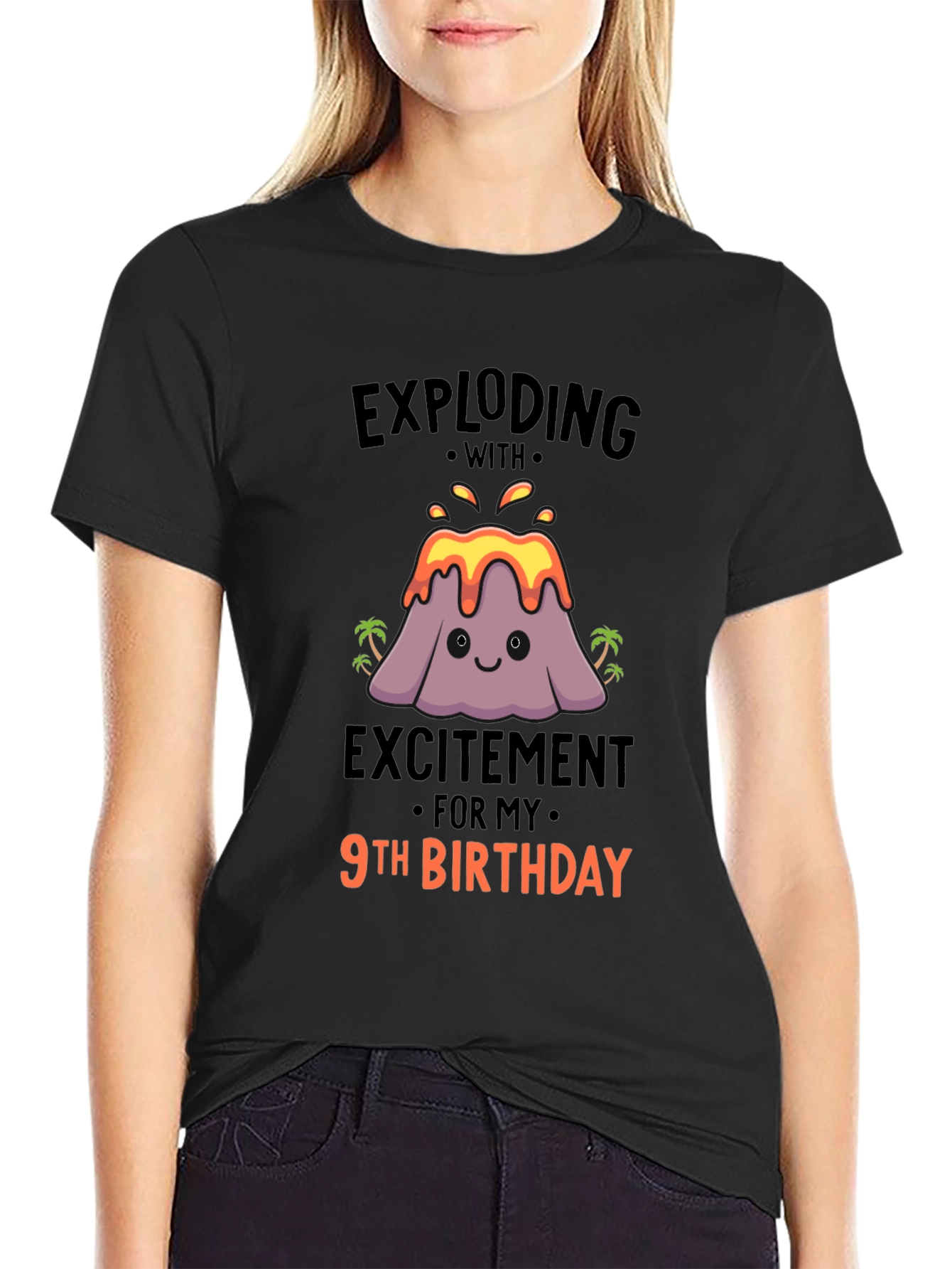 Exploding With Excitement 9th Birthday T-Shirt