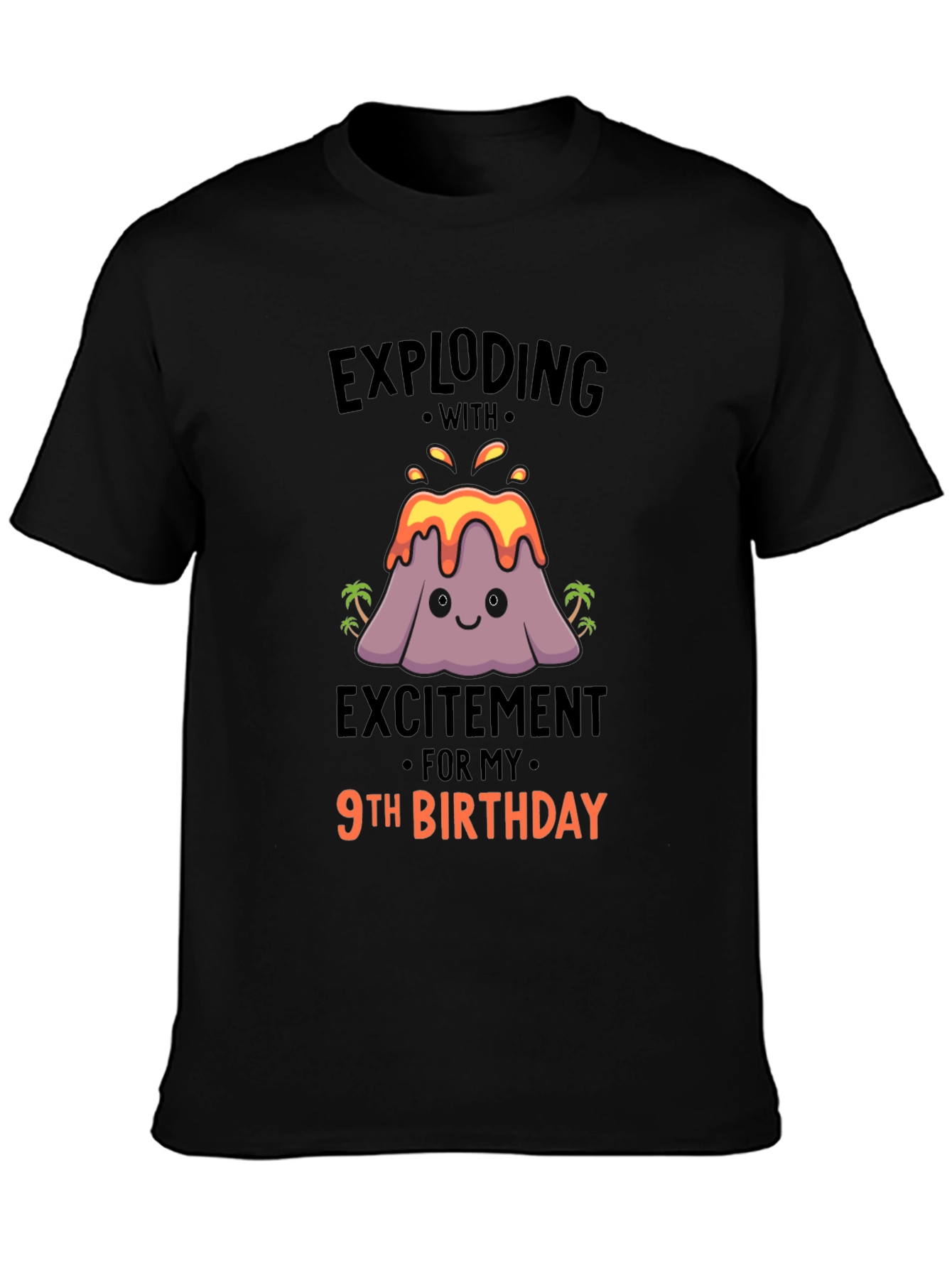 Exploding With Excitement 9th Birthday T-Shirt
