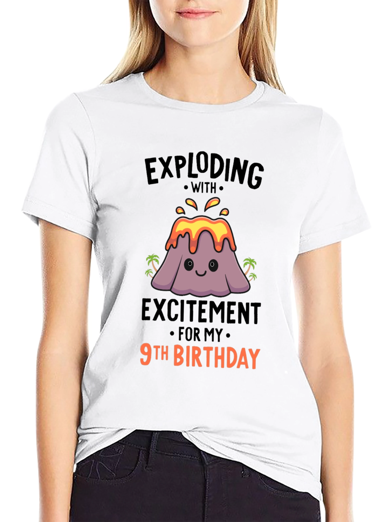 Exploding With Excitement 9th Birthday T-Shirt