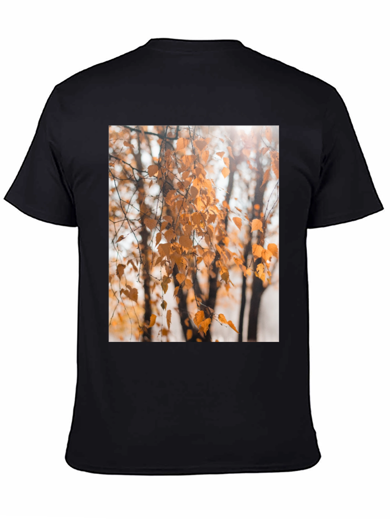 Autumn Leaves Graphic Tee - Nature Inspired Design