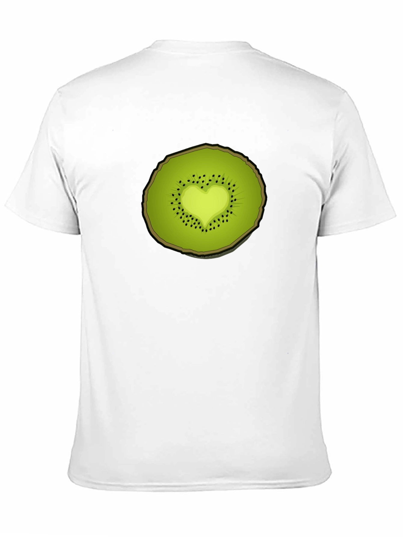 Kiwi Heart Graphic Tee - Unique Fruit Design