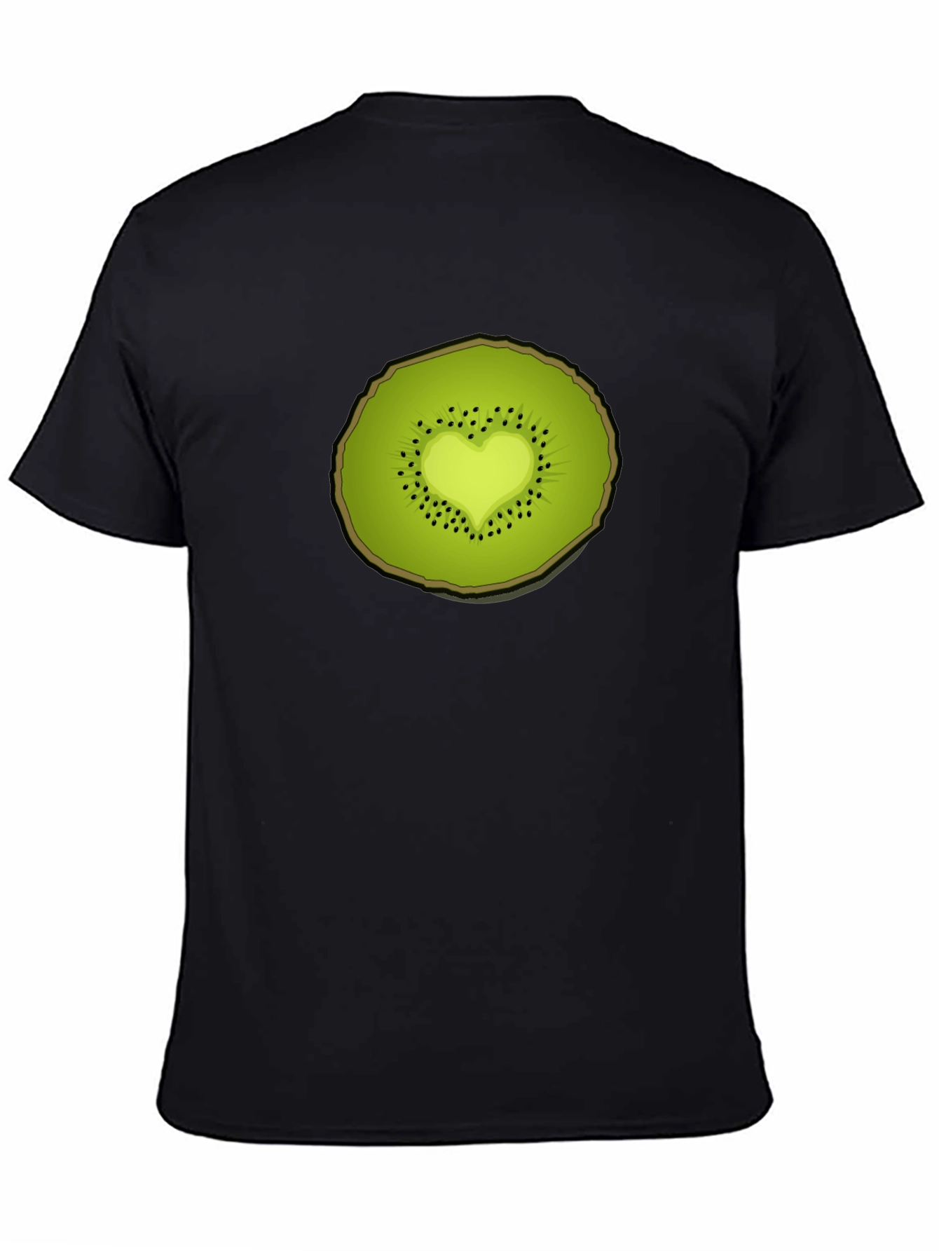 Kiwi Heart Graphic Tee - Unique Fruit Design