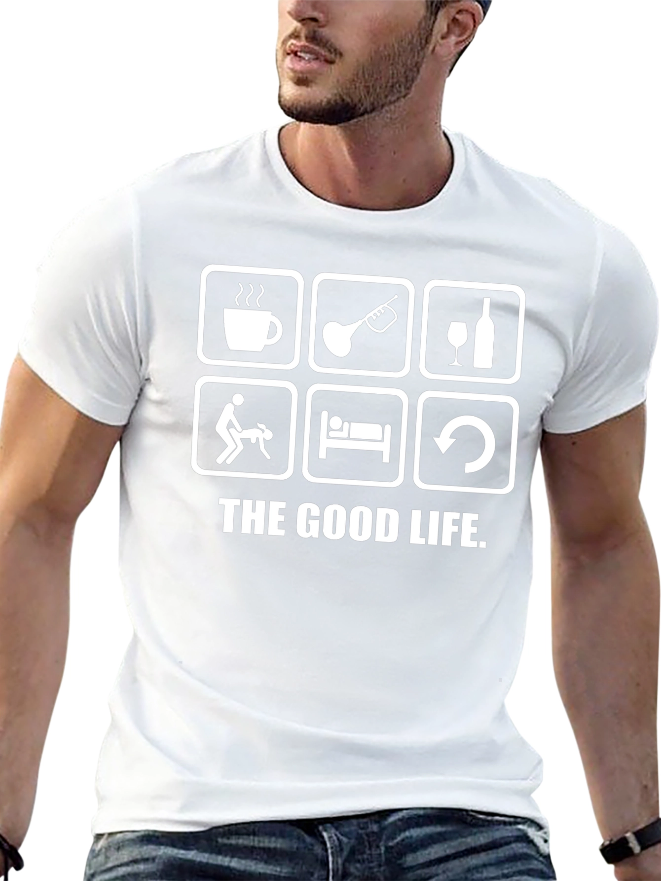 The Good Life Graphic Tee - Black