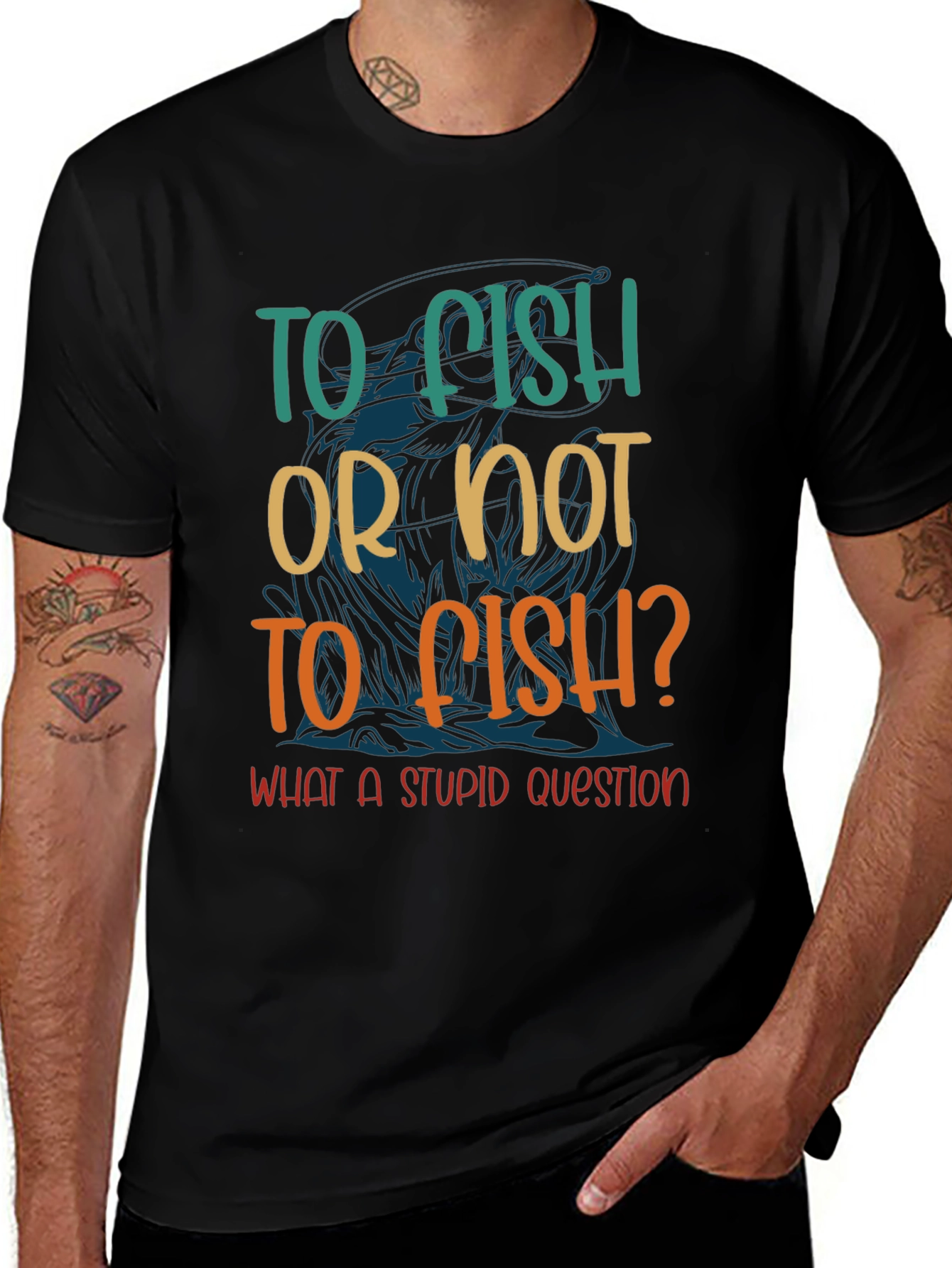 To Fish Or Not To Fish? Graphic T-Shirt