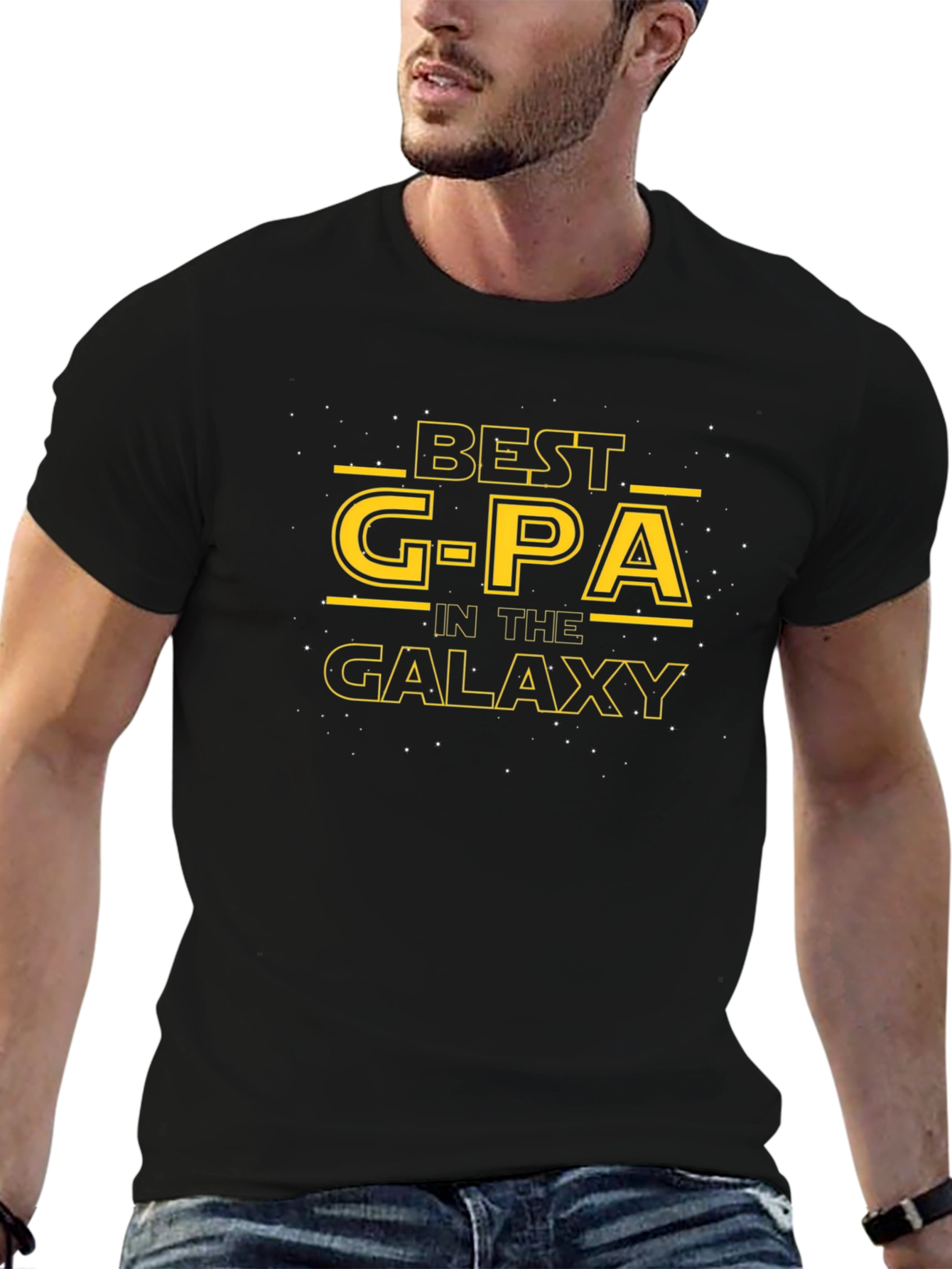 Best G-PA in the Galaxy Black T-Shirt