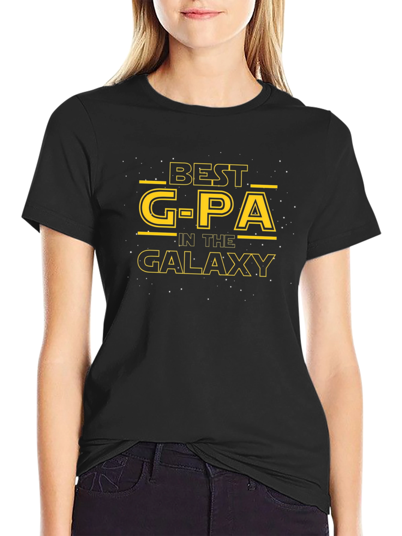 Best G-PA in the Galaxy Black T-Shirt