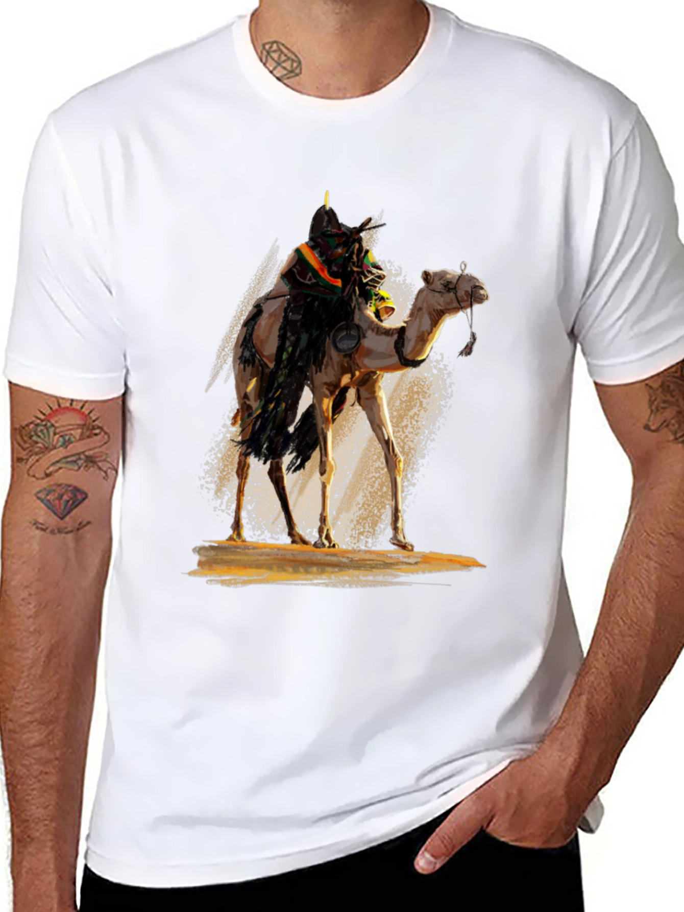 Camel Rider Graphic T-Shirt