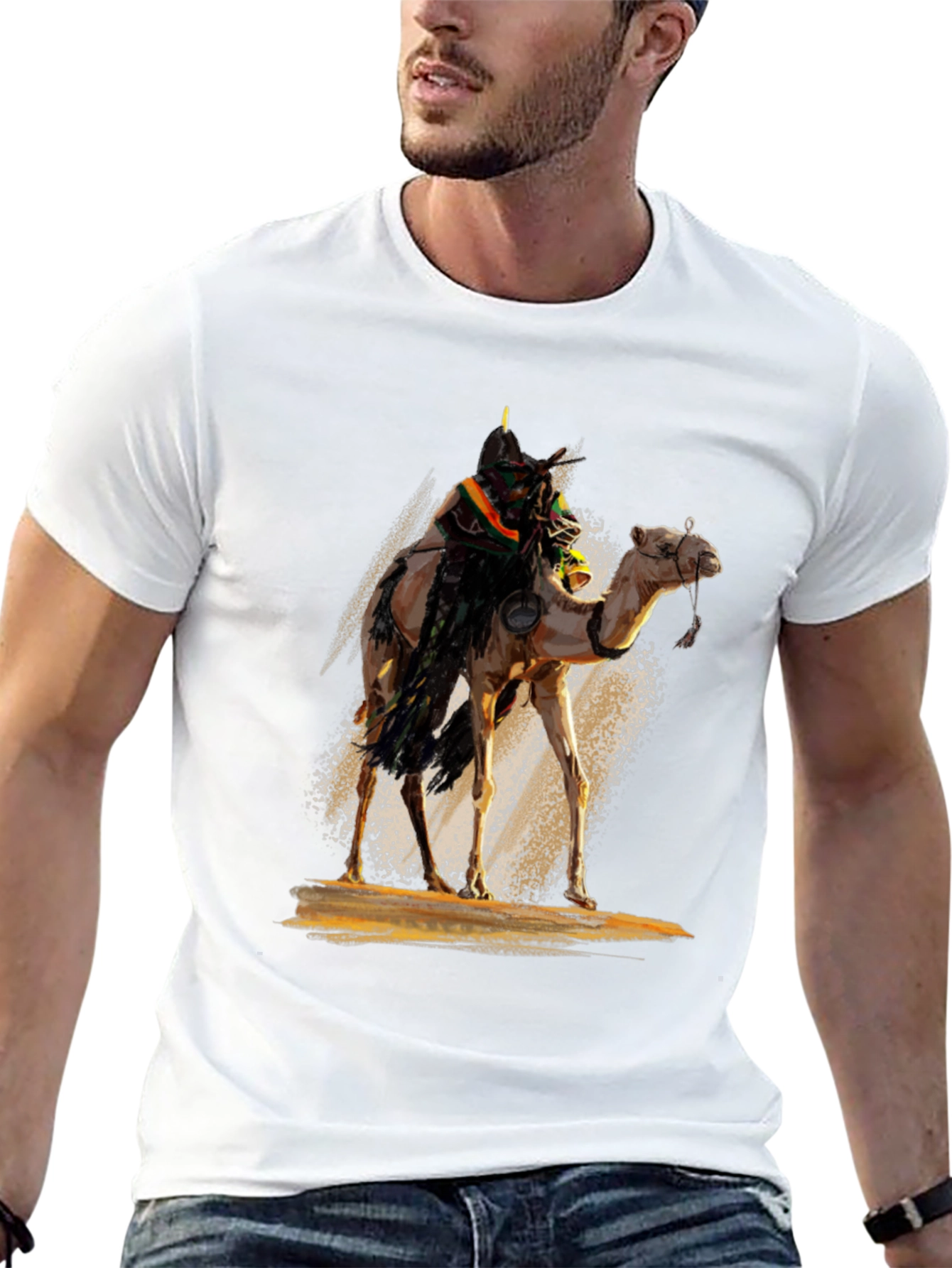 Camel Rider Graphic T-Shirt