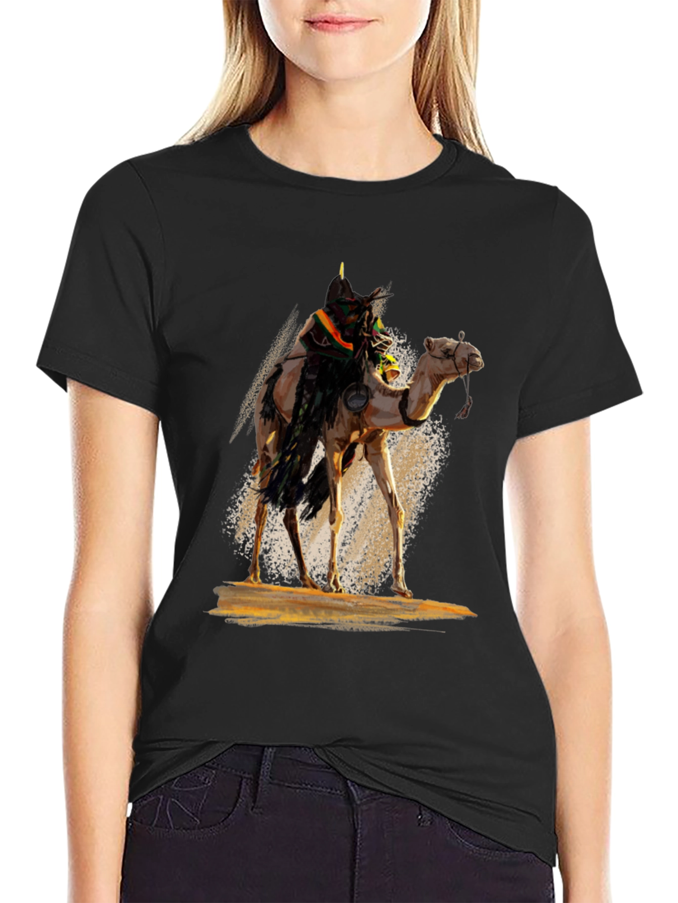 Camel Rider Graphic T-Shirt