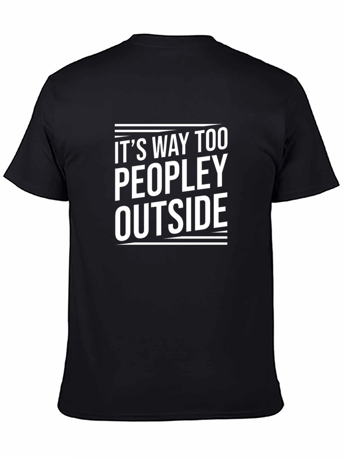 Funny Too Peopley Graphic Tee