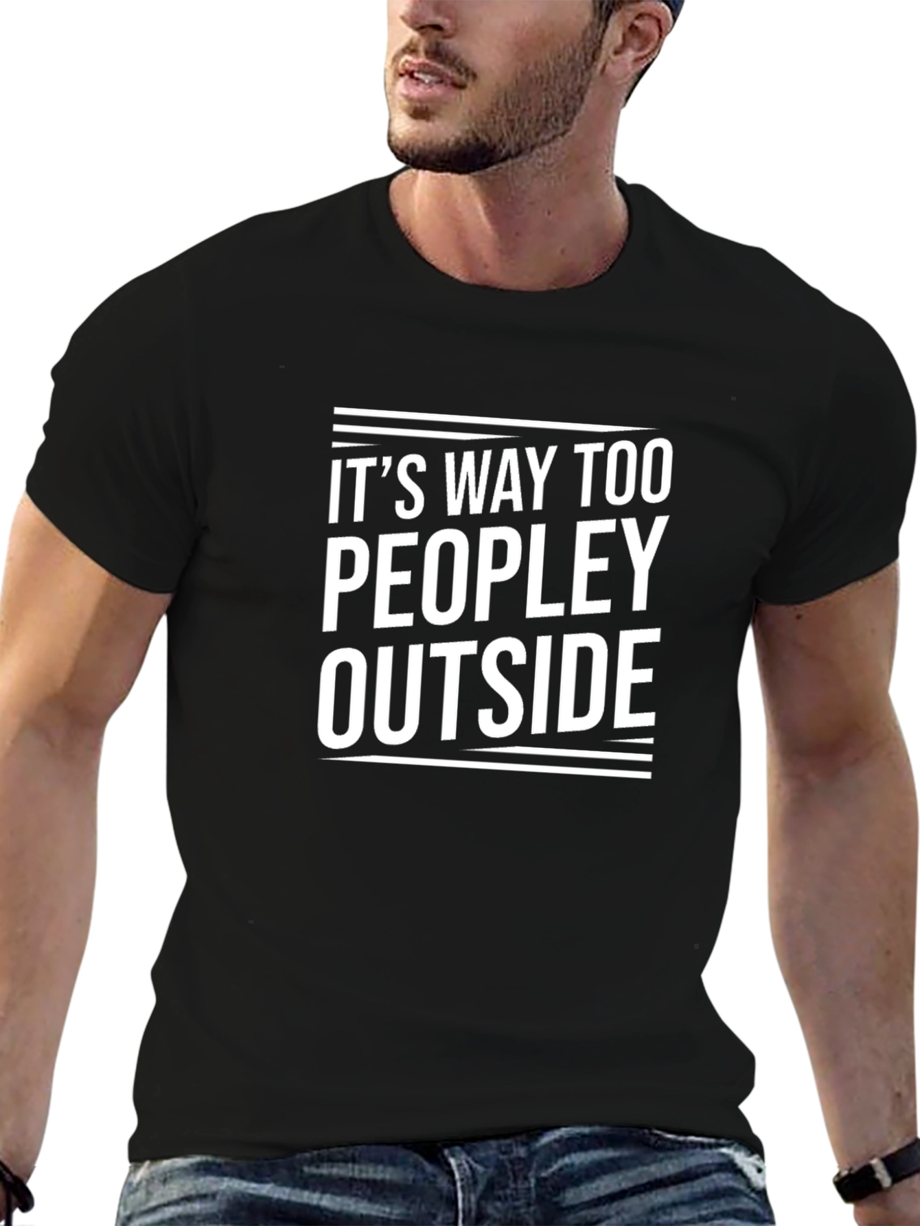 Funny Too Peopley Graphic Tee