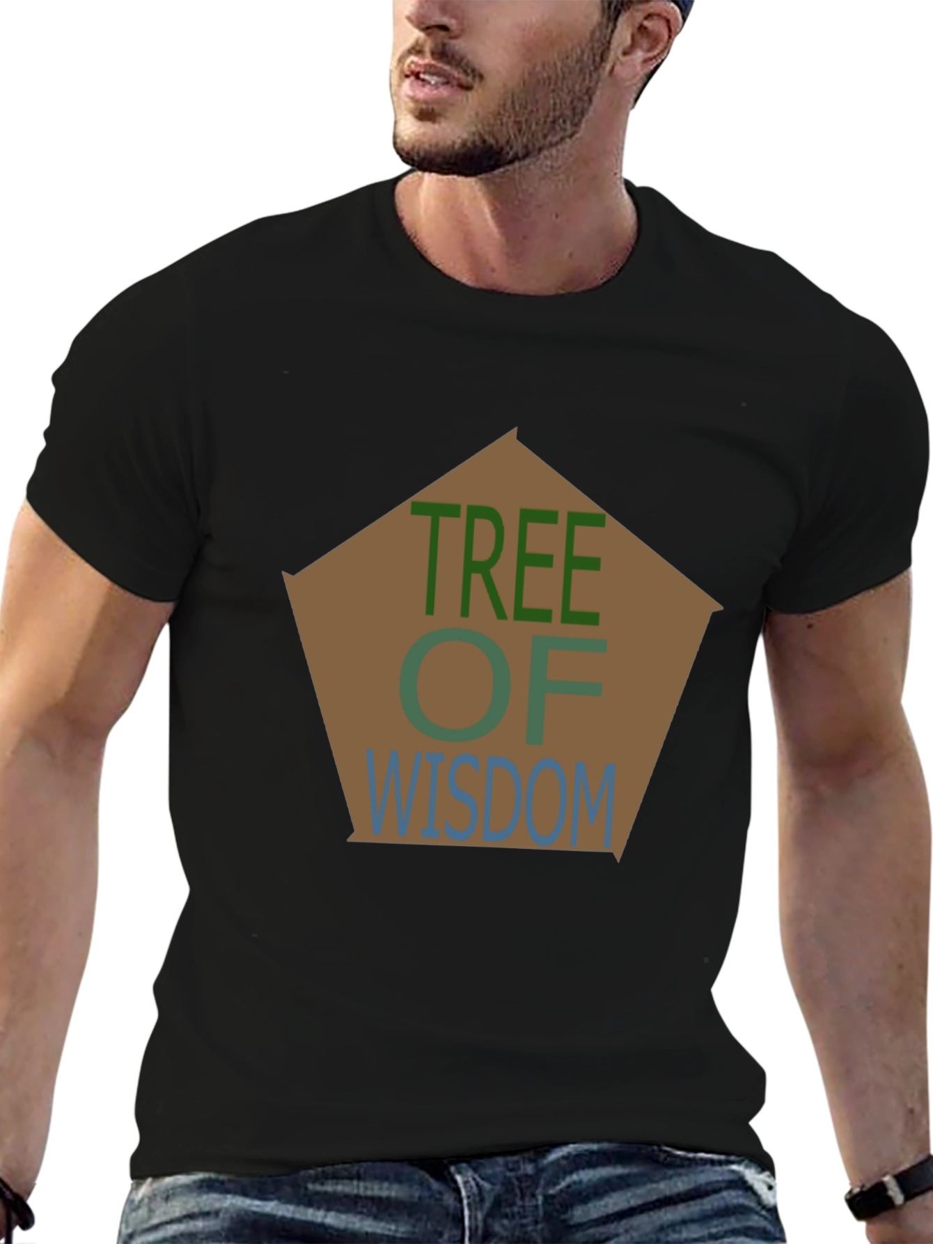 Tree of Wisdom Graphic T-Shirt - Classic Black Tee