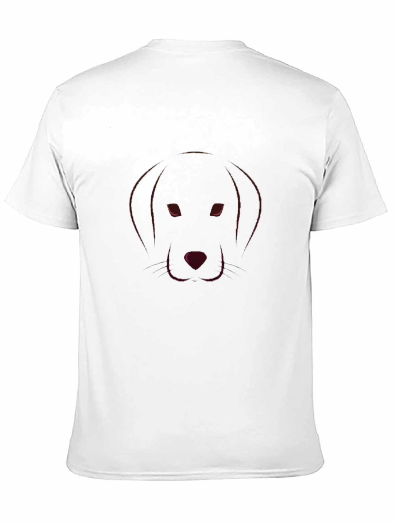 Dog Outline Tee - Black
