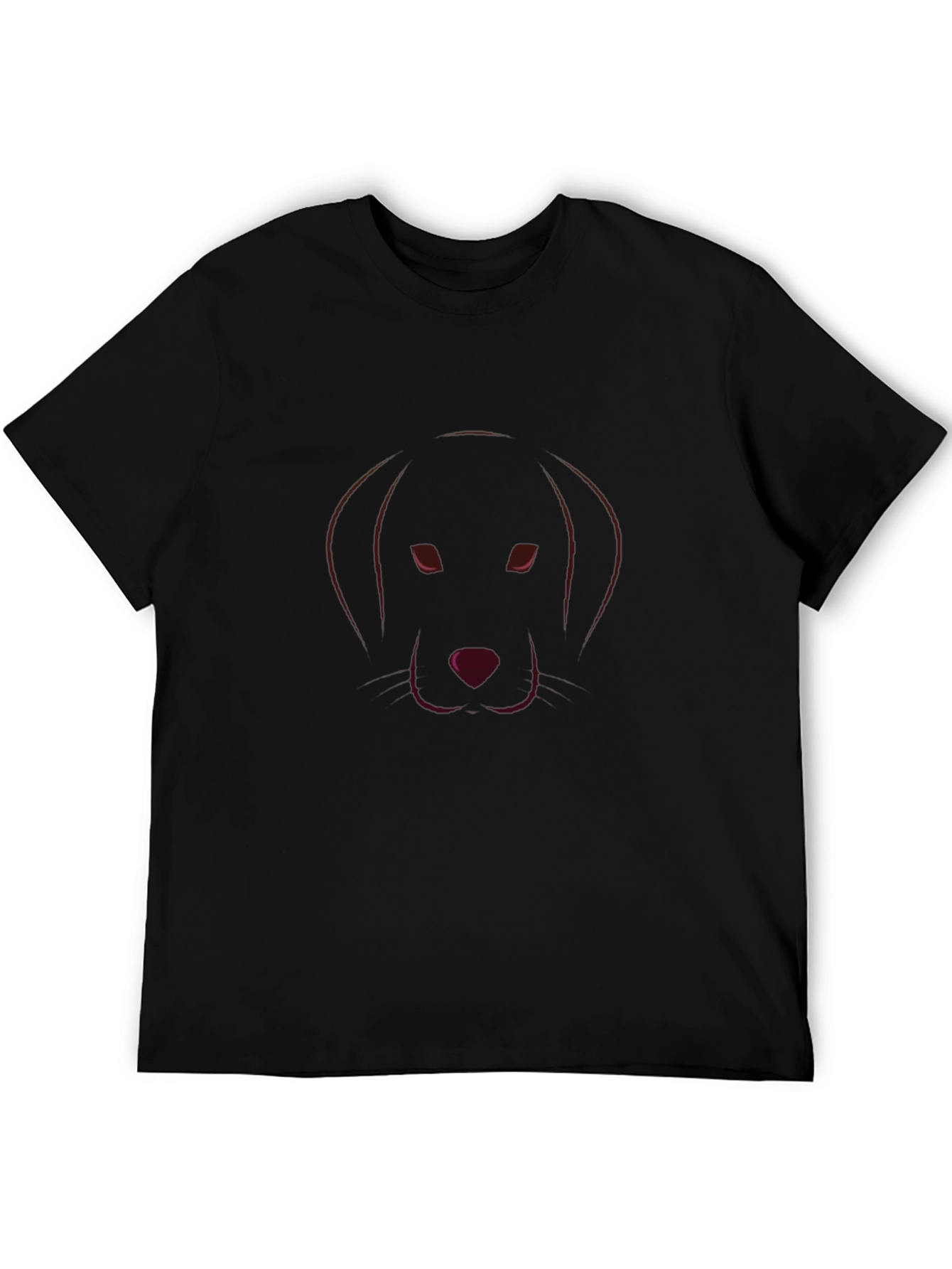 Dog Outline Tee - Black