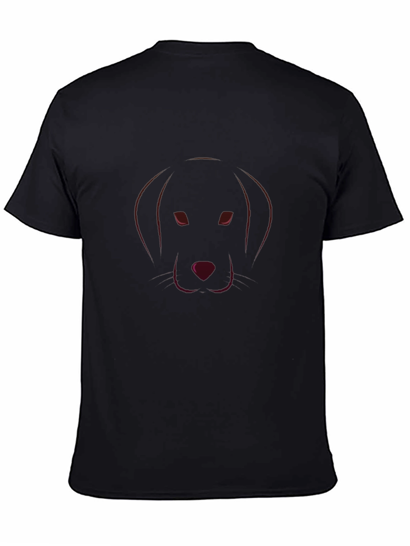 Dog Outline Tee - Black